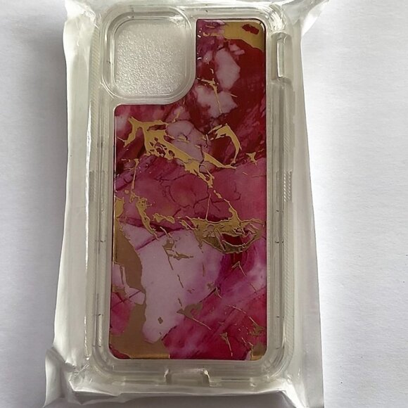 IPHONE 11 PRO RUGGED CLEAR CASE MARBLE - Picture 1 of 7